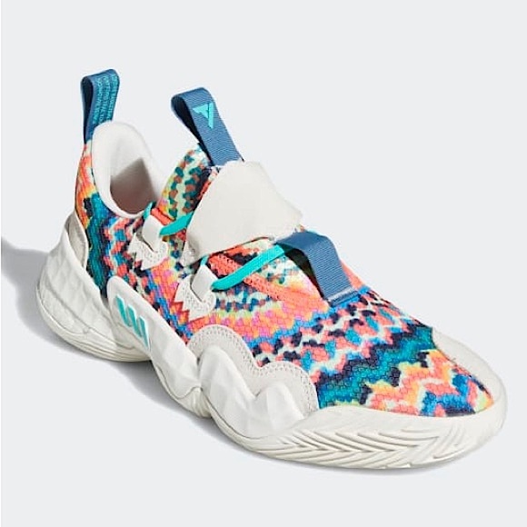 ADIDAS Trae Young 1 Tie-Dye White MultiColor GY0295 - Picture 4 of 17